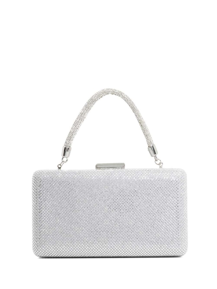 Dune London Silver Slim Beaut Hard Clutch - Image 2 of 5 Dune London Silver Slim Beaut Hard Clutch - Image 2 of 5