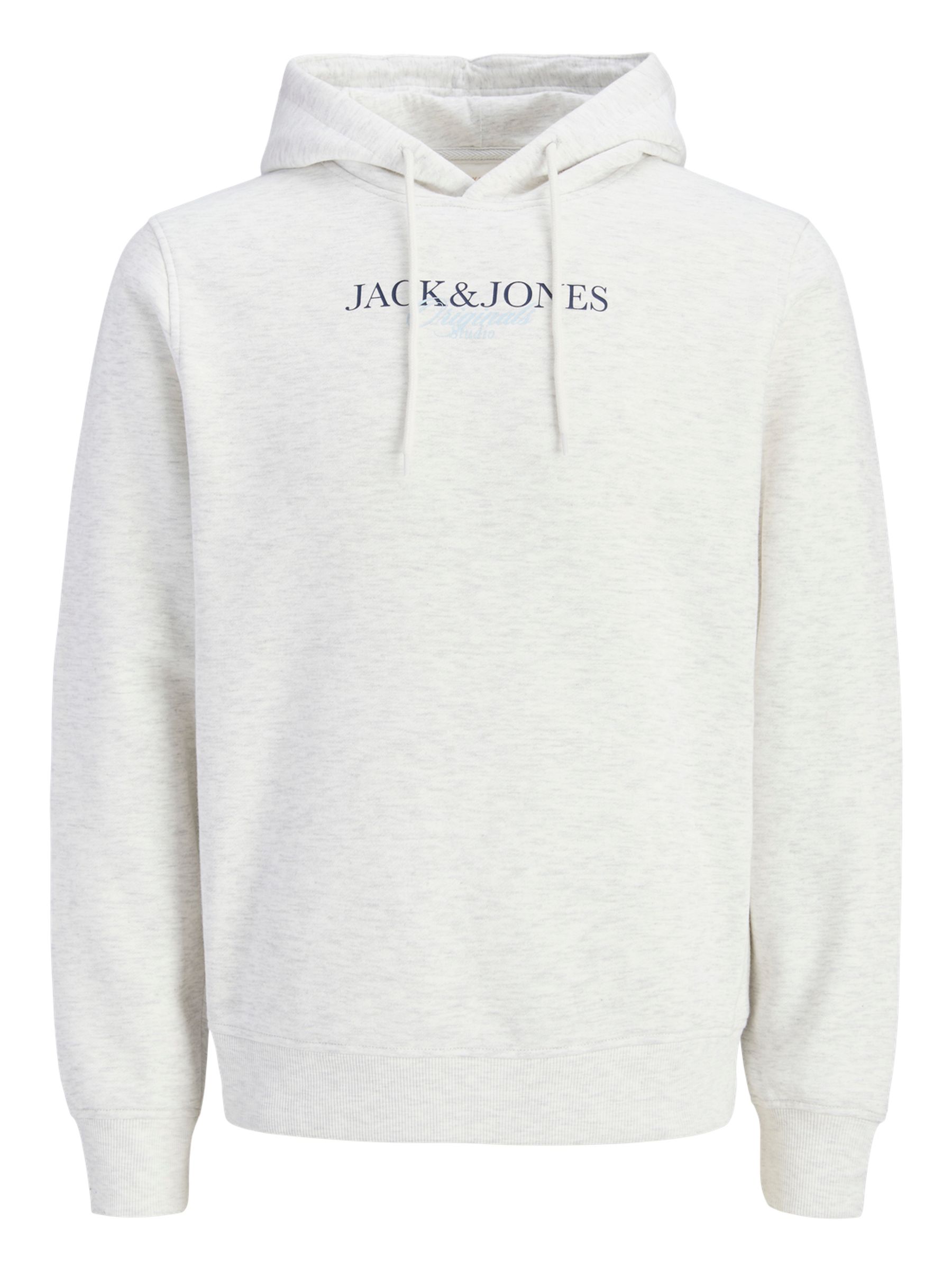 Felpa Con Cappuccio JACK & JONES Uomo - Hoodie Logo Comfort E Stile Jack & Jones Casual Wear
