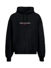 JACK & JONES Black 2 Pack Logo Hoodies - Image 3 of 3