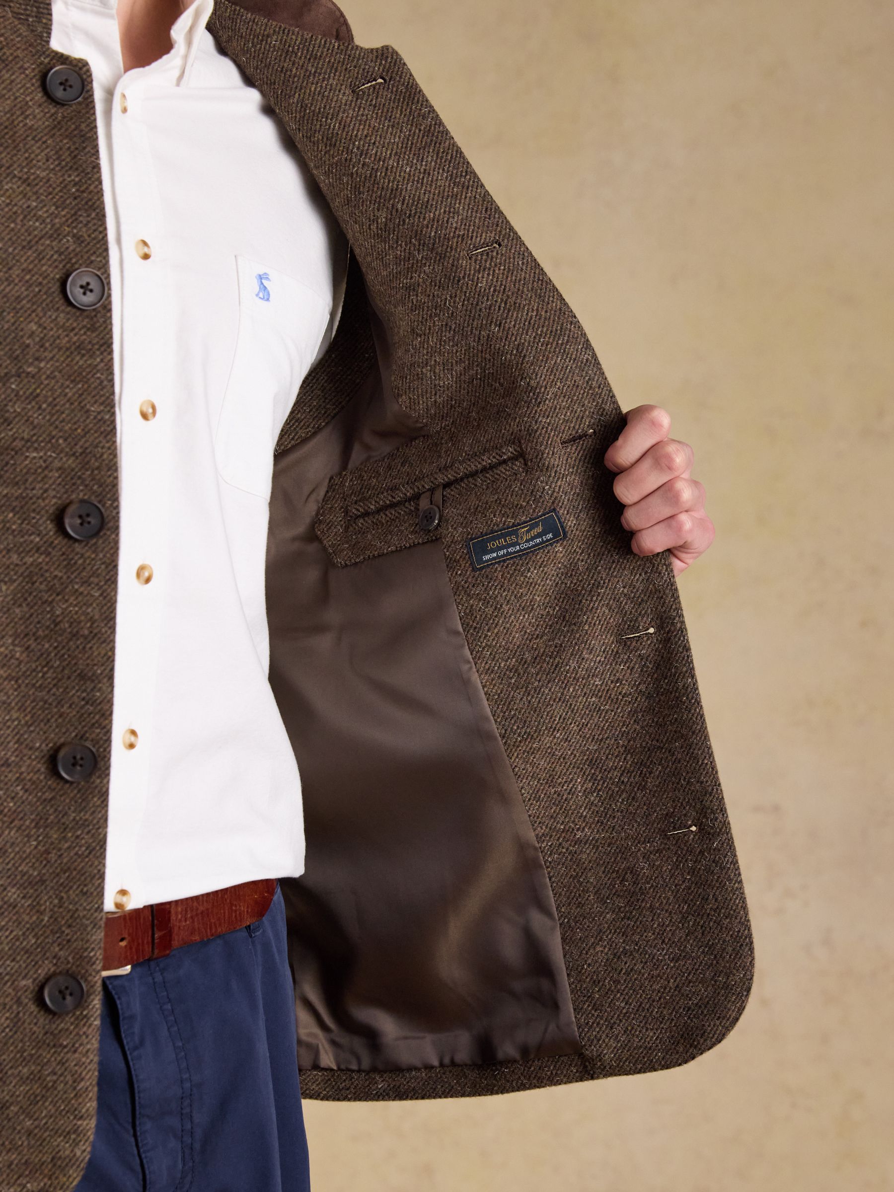 Buy Joules Brown Tweed Gilet from Next New Zealand