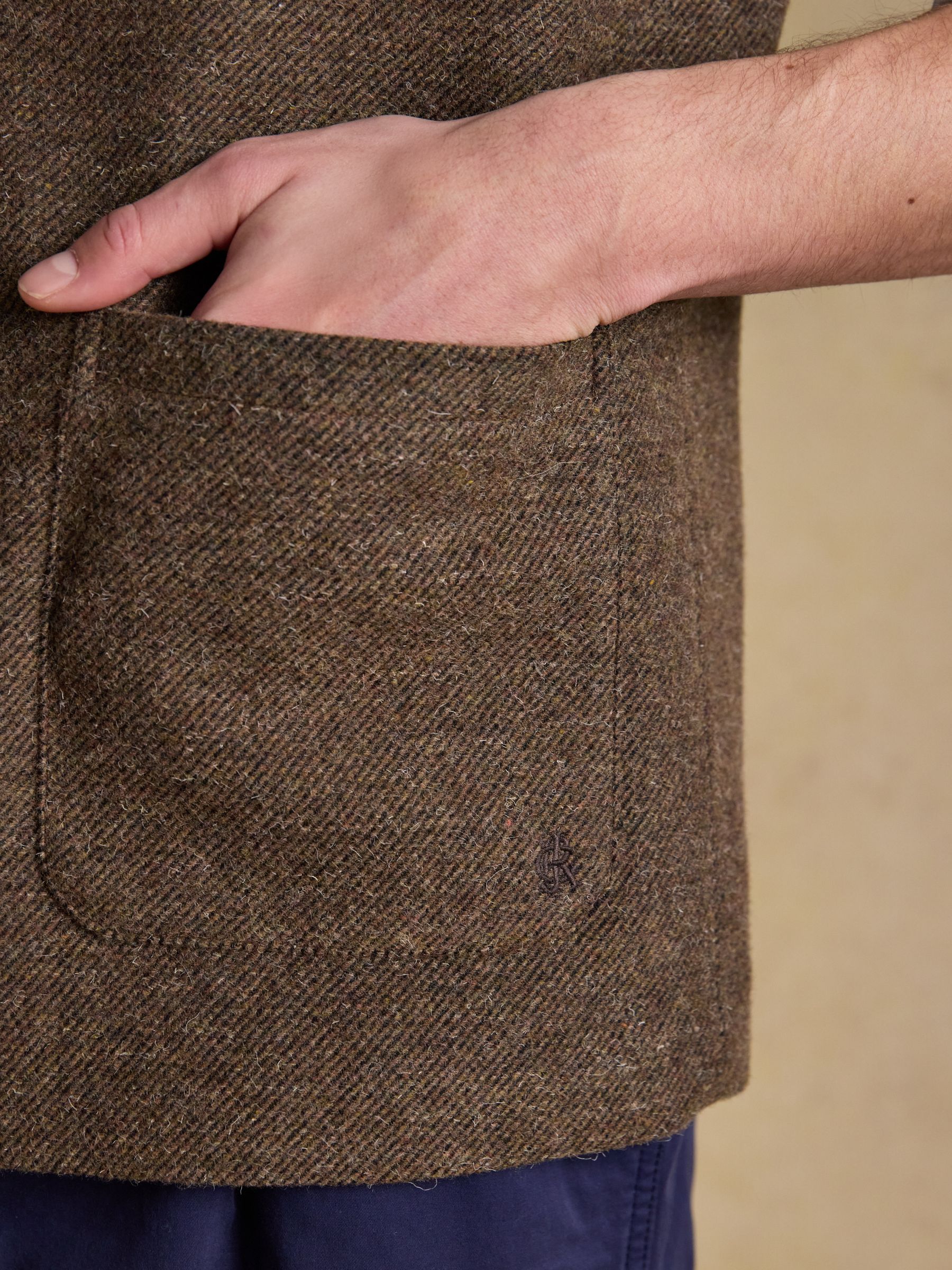 Buy Joules Brown Tweed Gilet from Next New Zealand