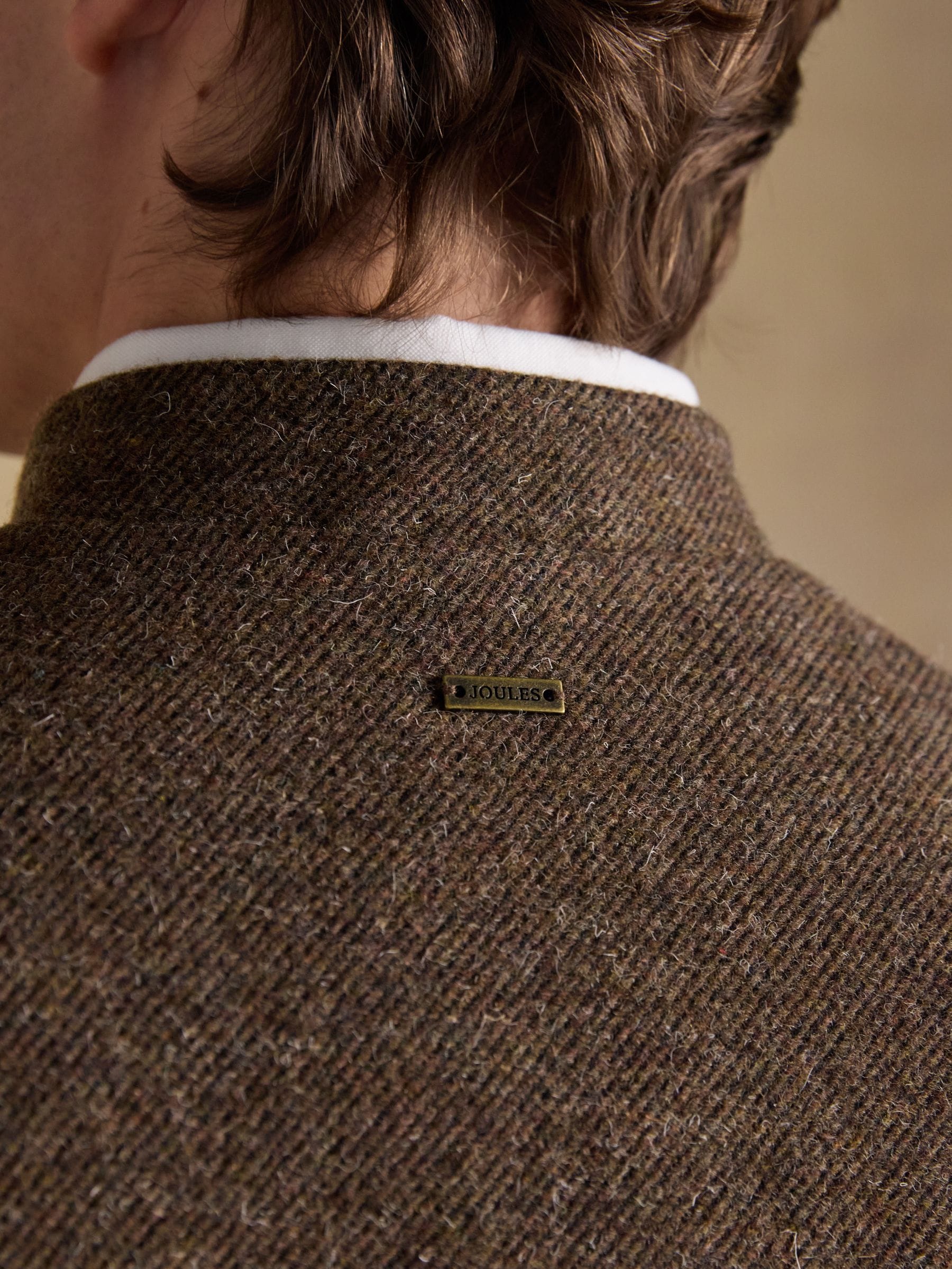 Buy Joules Brown Tweed Gilet from Next New Zealand