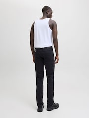 JACK & JONES Black Glenn Slim Fit 5 Pocket Chino Trousers - Image 2 of 2