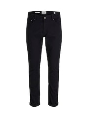 أسود - JACK & JONES Glenn Slim Fit 5 Pocket Chino Trousers - صورة 6 من 7