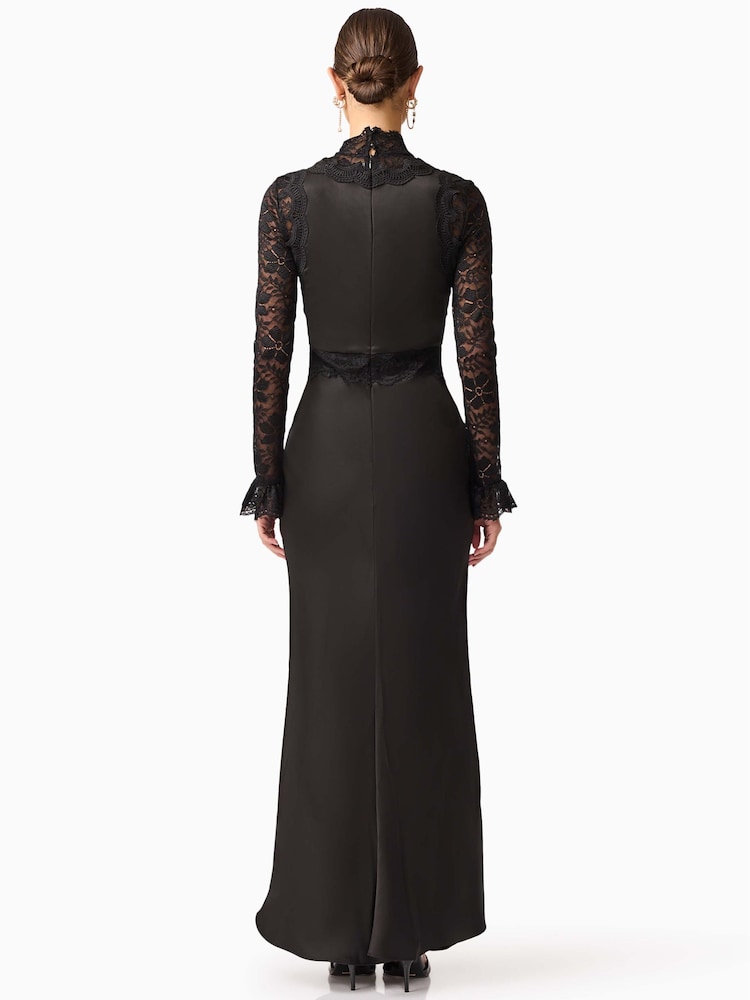 Buy Elliatt Black Margot Long Sleeve Gown from Next USA