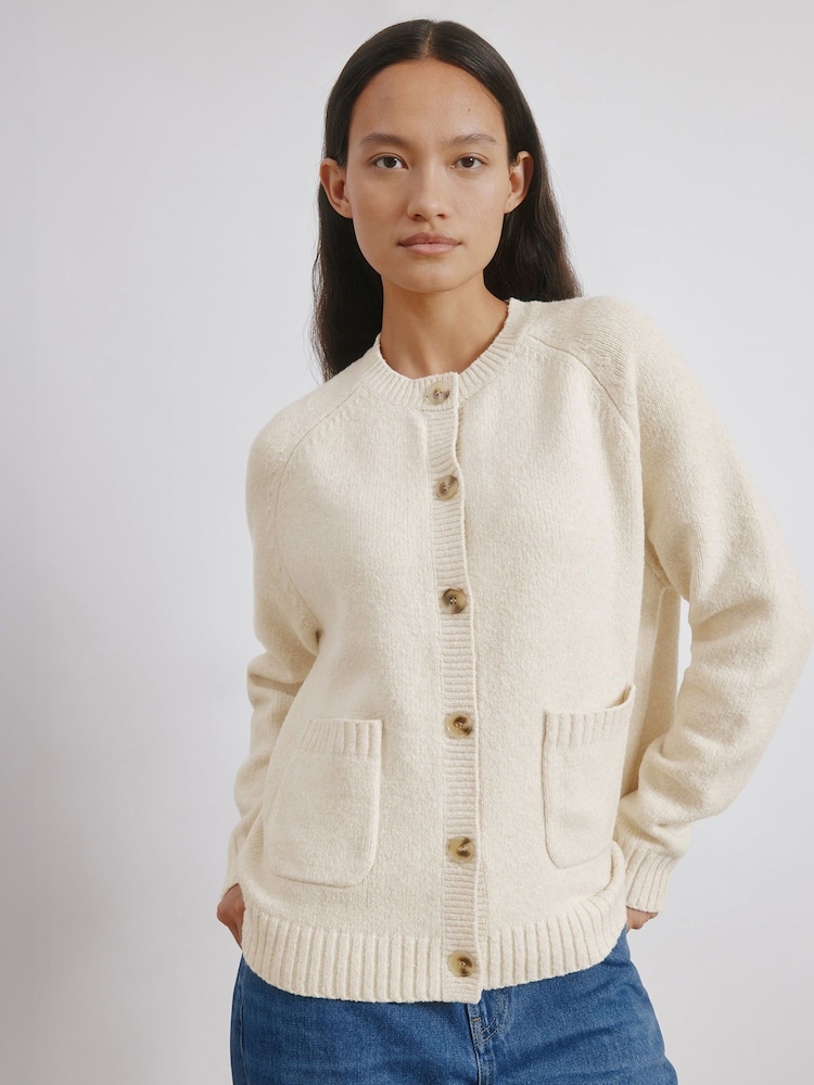 Albaray Cosy Pocket Crew Cardigan - Image 1 of 4 Albaray Cosy Pocket Crew Cardigan - Image 1 of 4