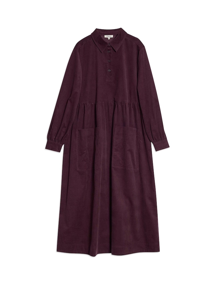 Albaray Cord Placket Midi Dress - Image 4 of 4