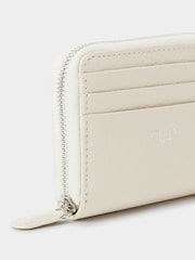 Osprey London Natural The Lyra Small Zip Leather Purse - Image 5 of 5