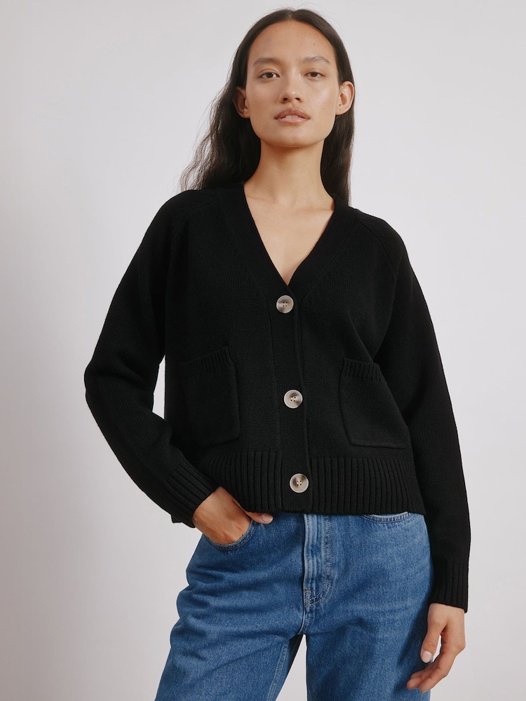 Albaray Relaxed V-Neck Cardigan - Image 1 of 5 Albaray Relaxed V-Neck Cardigan - Image 1 of 5