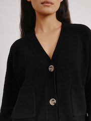 Albaray Relaxed V-Neck Cardigan - Image 3 of 5