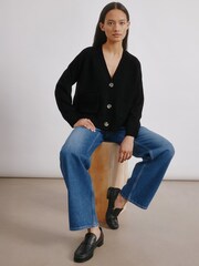 Albaray Relaxed V-Neck Cardigan - Image 4 of 5