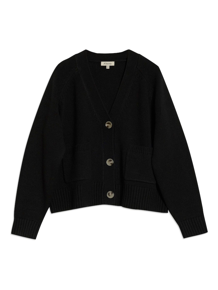 Albaray Relaxed V-Neck Cardigan - Image 5 of 5 Albaray Relaxed V-Neck Cardigan - Image 5 of 5