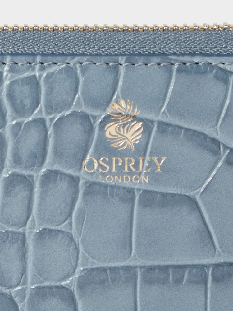 OSPREY LONDON Wentworth Italian Leather Medium Zip Purse - Image 5 of 5