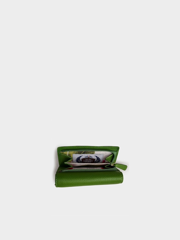 OSPREY LONDON Green The Tilly Leather Matinee Purse - Image 4 of 4