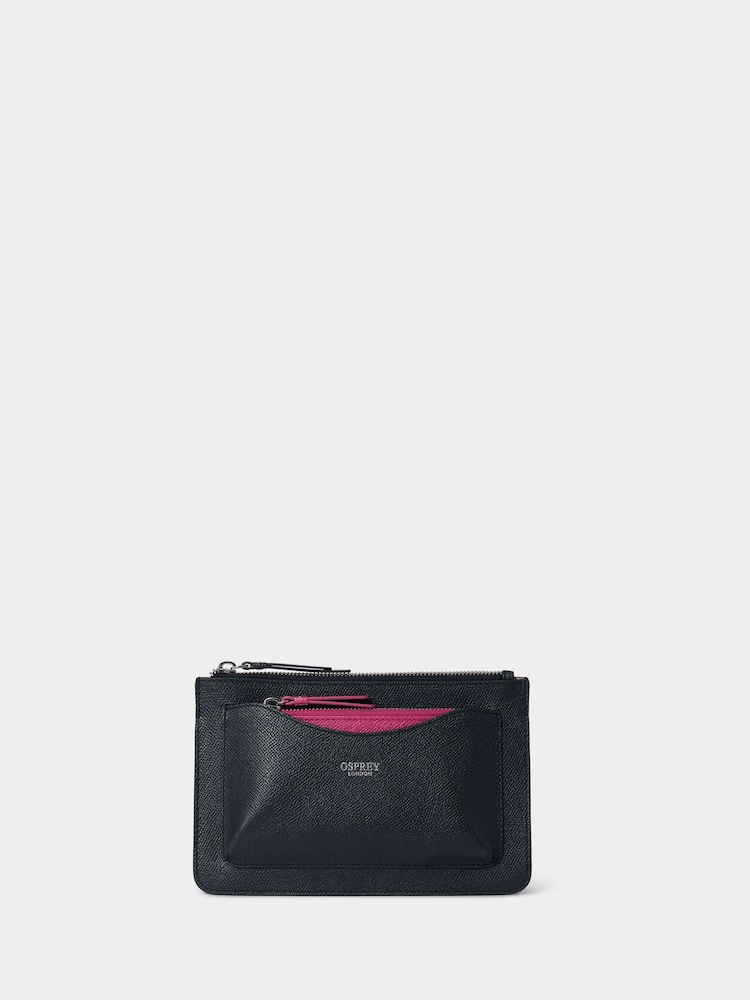 Azul - Osprey London Blue The Viva 2-in-1 Leather Pouch - Imagen 1 de 4