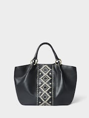 Osprey London The Dakota Leather Black Tote Bag - Image 1 of 5