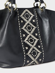 Osprey London The Dakota Leather Black Tote Bag - Image 5 of 5