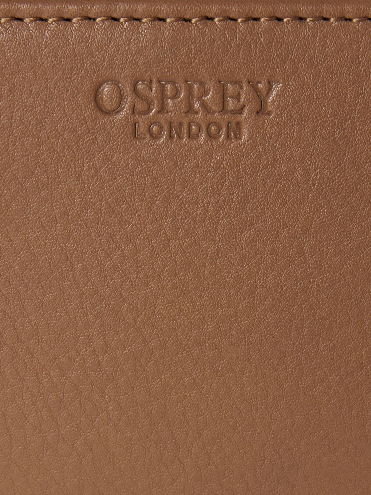OSPREY LONDON Saddle Leather Kelso Mini Zip-Around Purse - Image 5 of 5