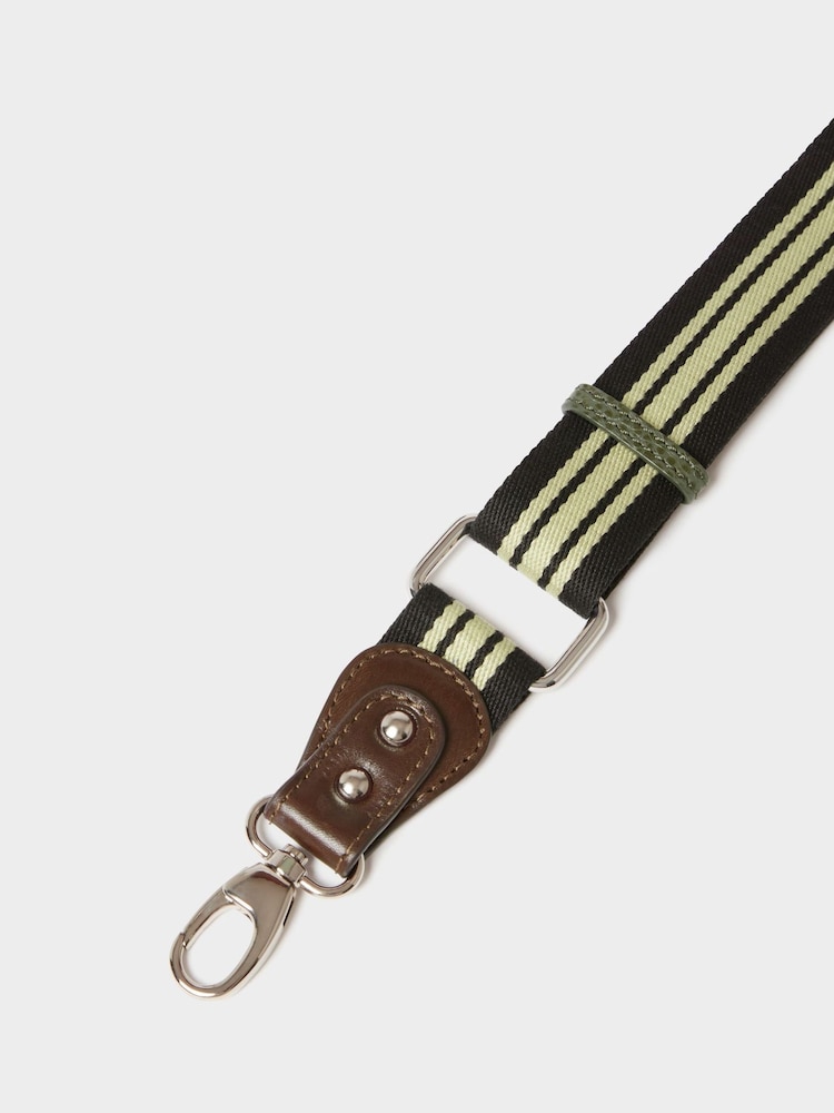 OSPREY LONDON Chiswick Chocolate Grainy Hide Leather Crossbody Bag - Image 5 of 5