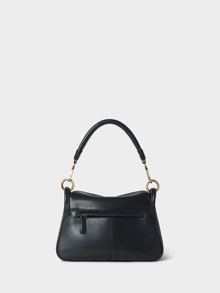 Osprey London Small The Oxford Leather Black Shoulder Bag - Image 2 of 5