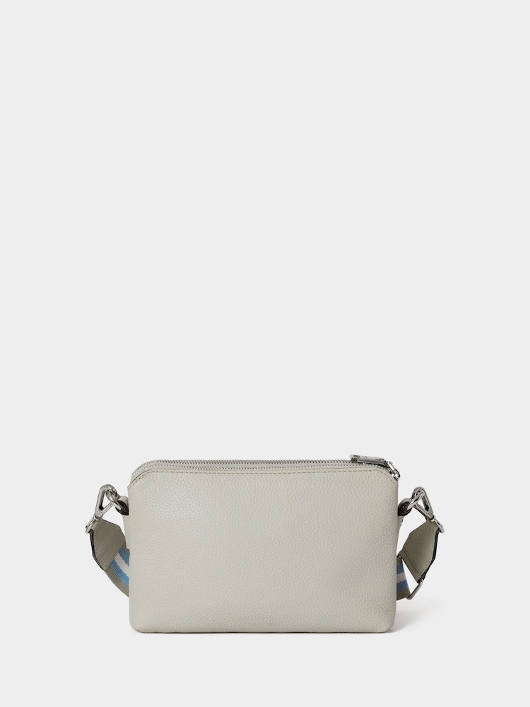 Osprey London Grey The Stella Leather Cross-Body Bag - Image 2 of 5