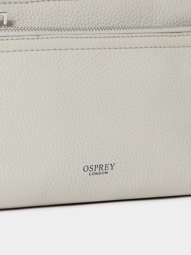 Osprey London Grey The Stella Leather Cross-Body Bag - Image 5 of 5