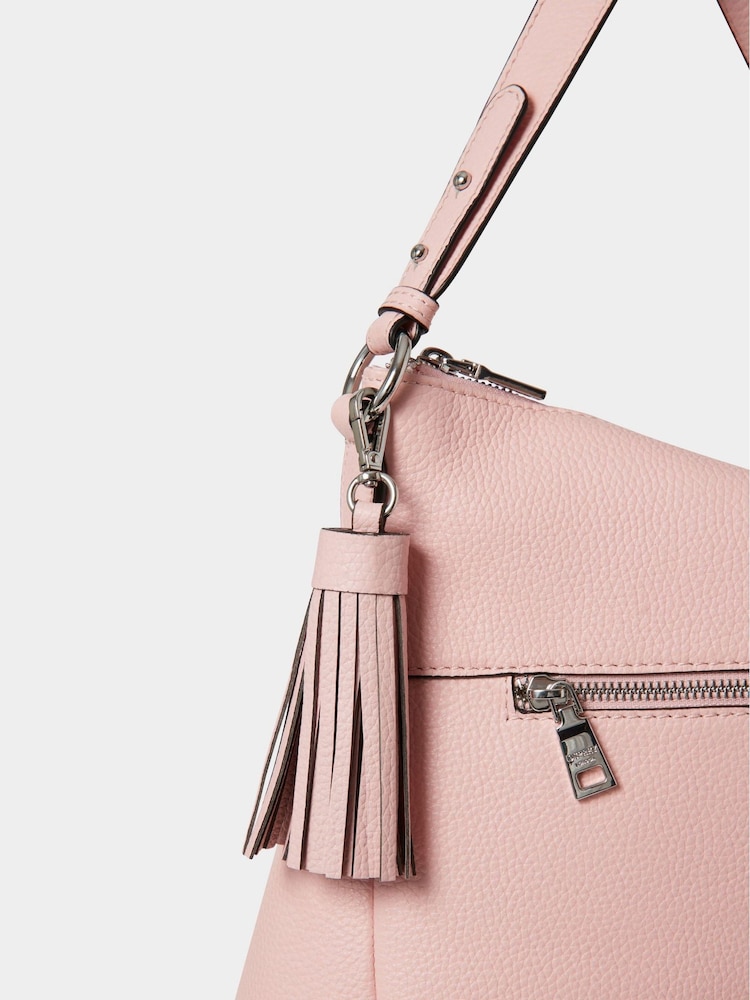 Osprey London The Stella Leather Hobo Pink  Bag - Image 5 of 5
