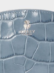Osprey London Small The Wentworth Italian Leather Make Up Blue Bag - Image 5 of 5