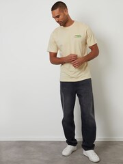 Threadbare Brown Avocado Graphic Print T-Shirt - Image 3 of 4