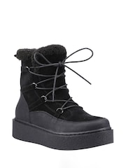 Hush Puppies Bronte Ski Black Boots - Image 3 of 5