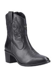 Hush Puppies Wynn Stitch Black Boots - Image 3 of 5