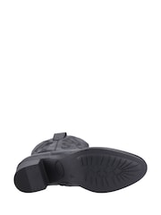 Hush Puppies Wynn Stitch Black Boots - Image 4 of 5