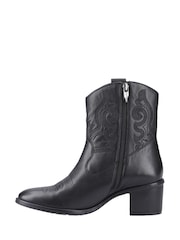 Hush Puppies Wynn Stitch Black Boots - Image 5 of 5