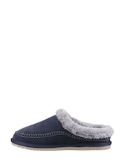 Hush Puppies Blue Atticus Slippers - Image 2 of 5