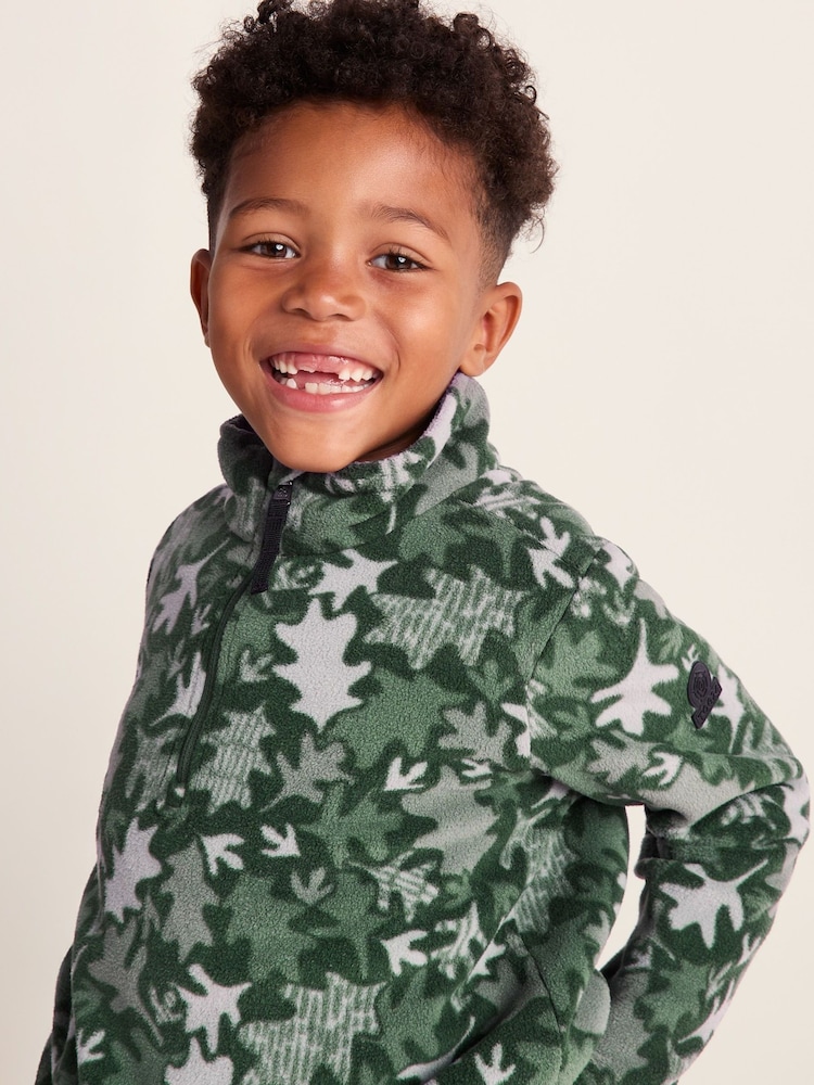 Tog 24 Green Kids Toffolo Zip Neck Fleece - Image 6 of 6
