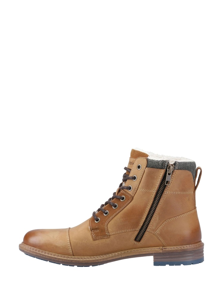 Hush Puppies Jordan Buckle Brown Boots - Image 2 of 5 Hush Puppies Jordan Buckle Brown Boots - Image 2 of 5