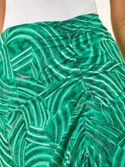 Roman Green Marked Ruffle Midi Skirt - Image 5 of 5