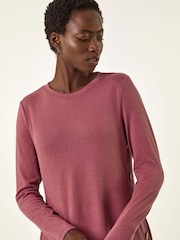 Roman Pink Side Button Detail Shift Dress - Image 4 of 5