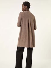 Roman Natural Longline Knit Cardigan - Image 3 of 5