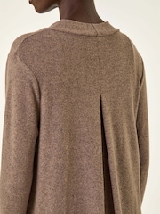 Roman Natural Longline Knit Cardigan - Image 5 of 5