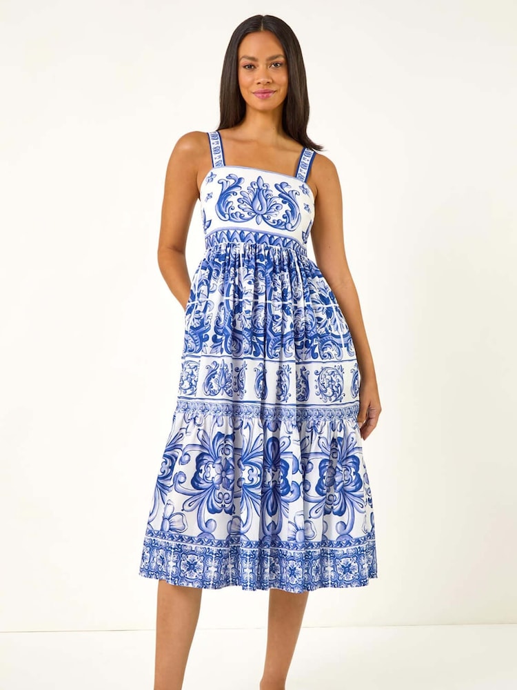 Roman Baroque Cami Dress - Imagen 2 de 5