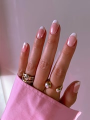 Le Mini Macaron Le Glazed! Chrome Nail Powder & Top Coat Set - Image 4 of 4