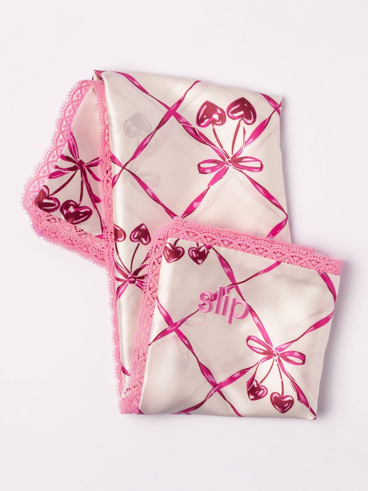 Slip Pure Silk Queen Pillowcase With Lace Trim - Image 2 of 5