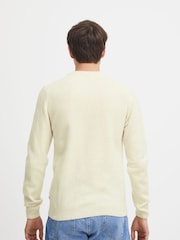Casual Friday Natural Karl Crew Neck Bounty Knit Jumper - Image 2 of 8