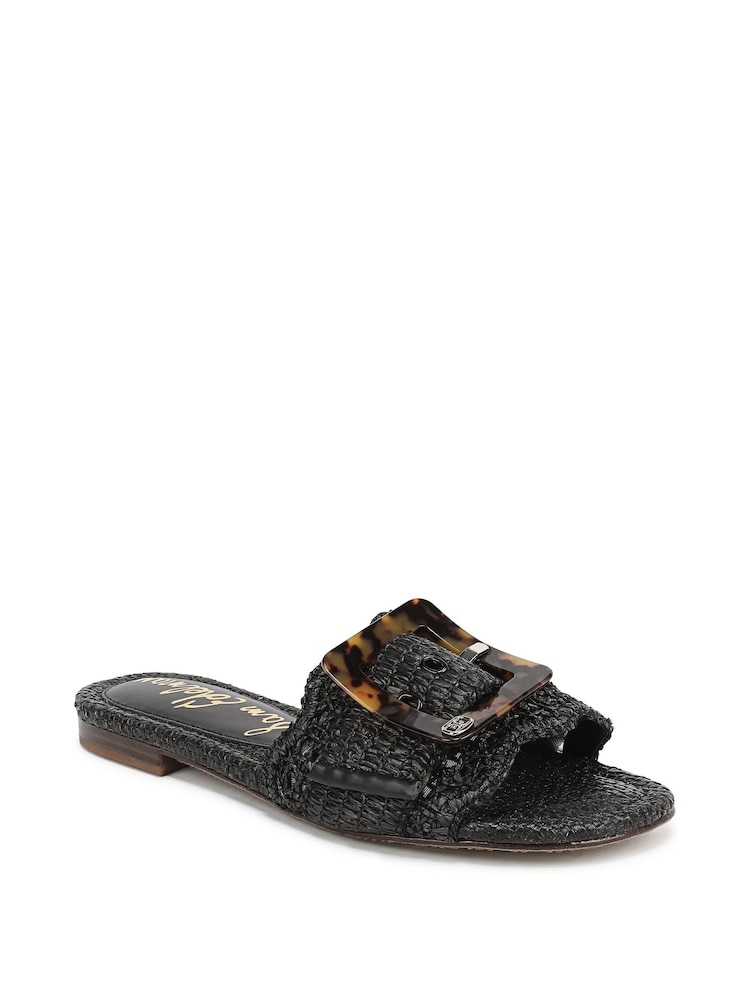 Sam Edelman Bambi Regular Fit Slider Black Sandals - Image 2 of 6