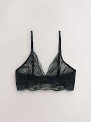 Black/Pink/White Bralette Lace Bras 3 Pack - Image 7 of 11