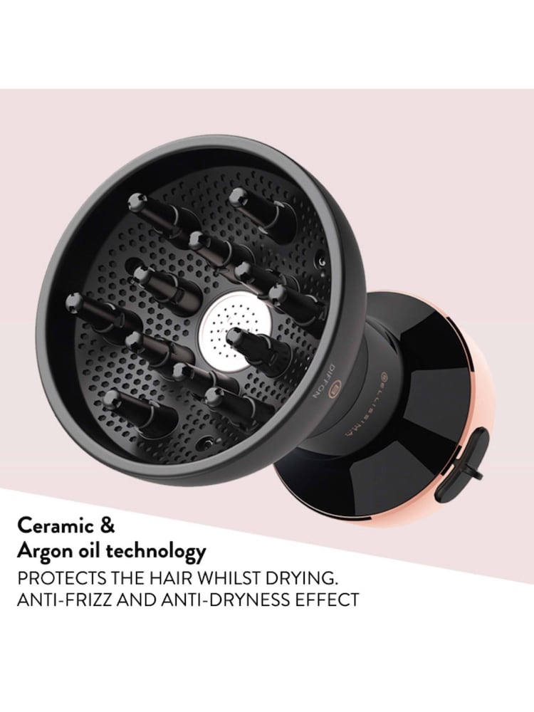 Bellissima Black Ceramic Diffon Diffuser Hair Dryer - Image 2 of 5