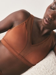 Chokoleti Brown - B-H Jumla ya Msaada Non Wire Ultimate Comfort Bra - Picha 3 kati ya 4