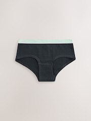 Black Bright Elastic - Pachet 10 de slip hipster (2-16ani) - Imaginea 11 din 14