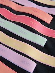 Black Bright Elastic - Pachet 10 de slip hipster (2-16ani) - Imaginea 14 din 14